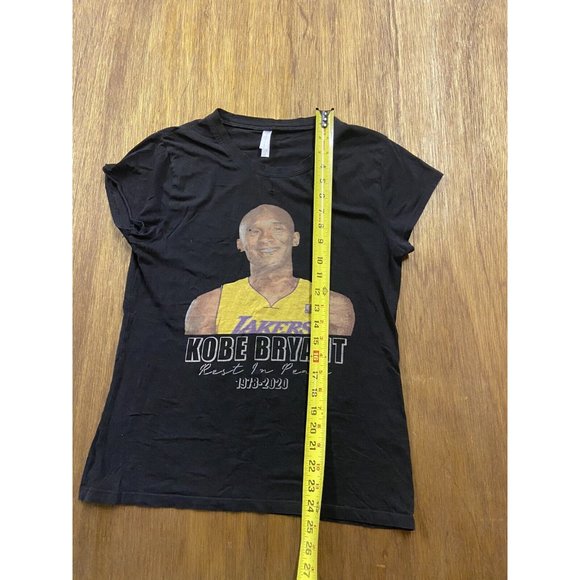 Kobe Bryant Memorial Black Graphic Crew Neck Tee RESETVED Women's XL - Picture 5 of 7